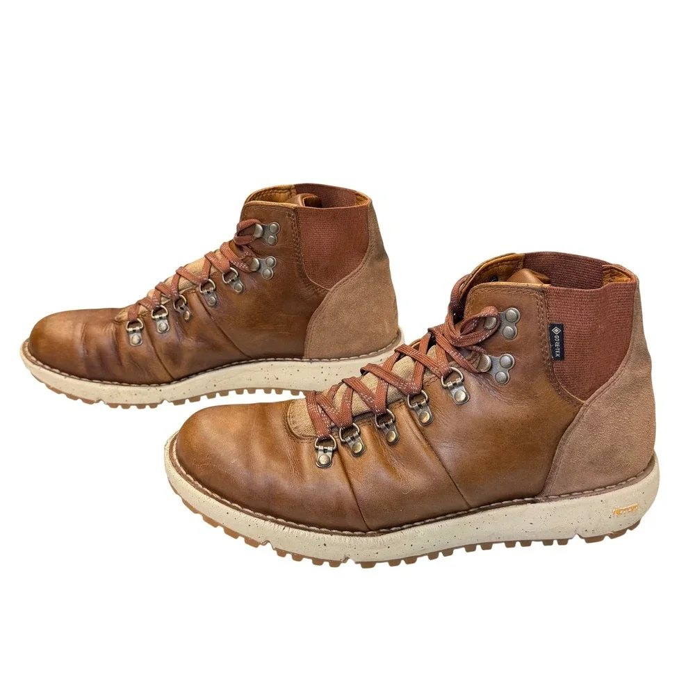 Danner Vertigo 917 Gold Rush Boots Men 10 Brown Leather Huckberry Gore-Tex 32387
